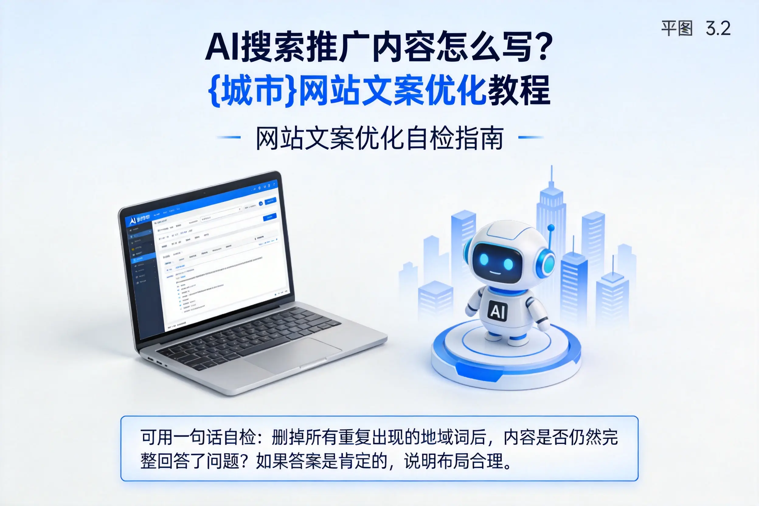 AI搜索推广内容怎么写?喀什网站文案优化教程