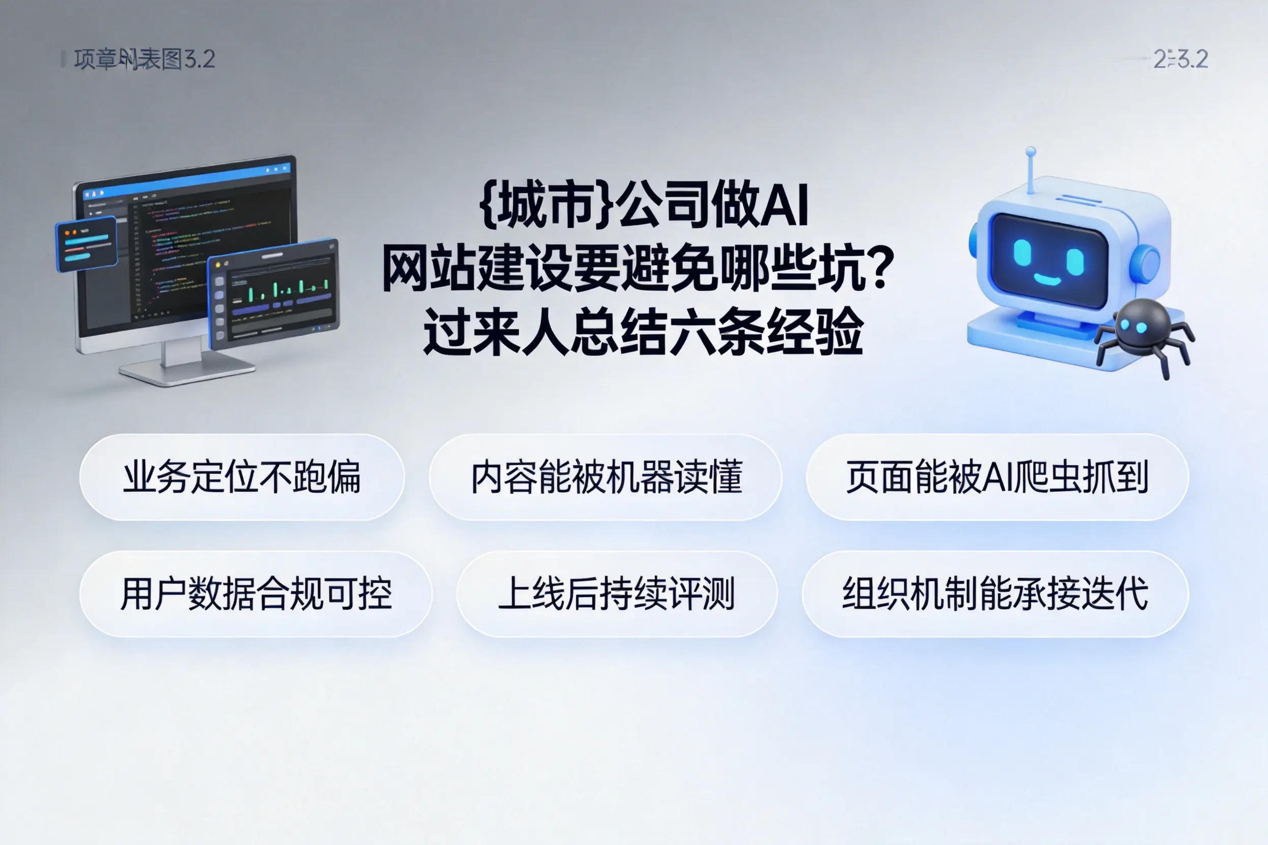 喀什公司做AI网站建设要避免哪些坑？过来人总结六条经验