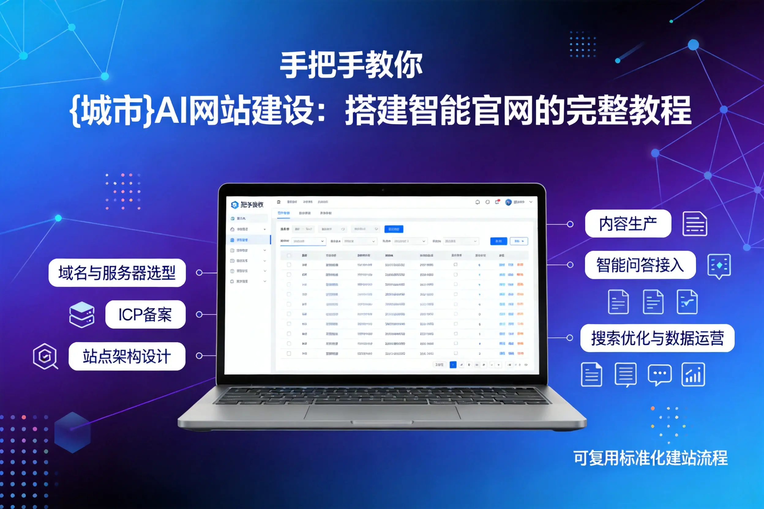 手把手教你喀什AI网站建设：搭建智能官网的完整教程