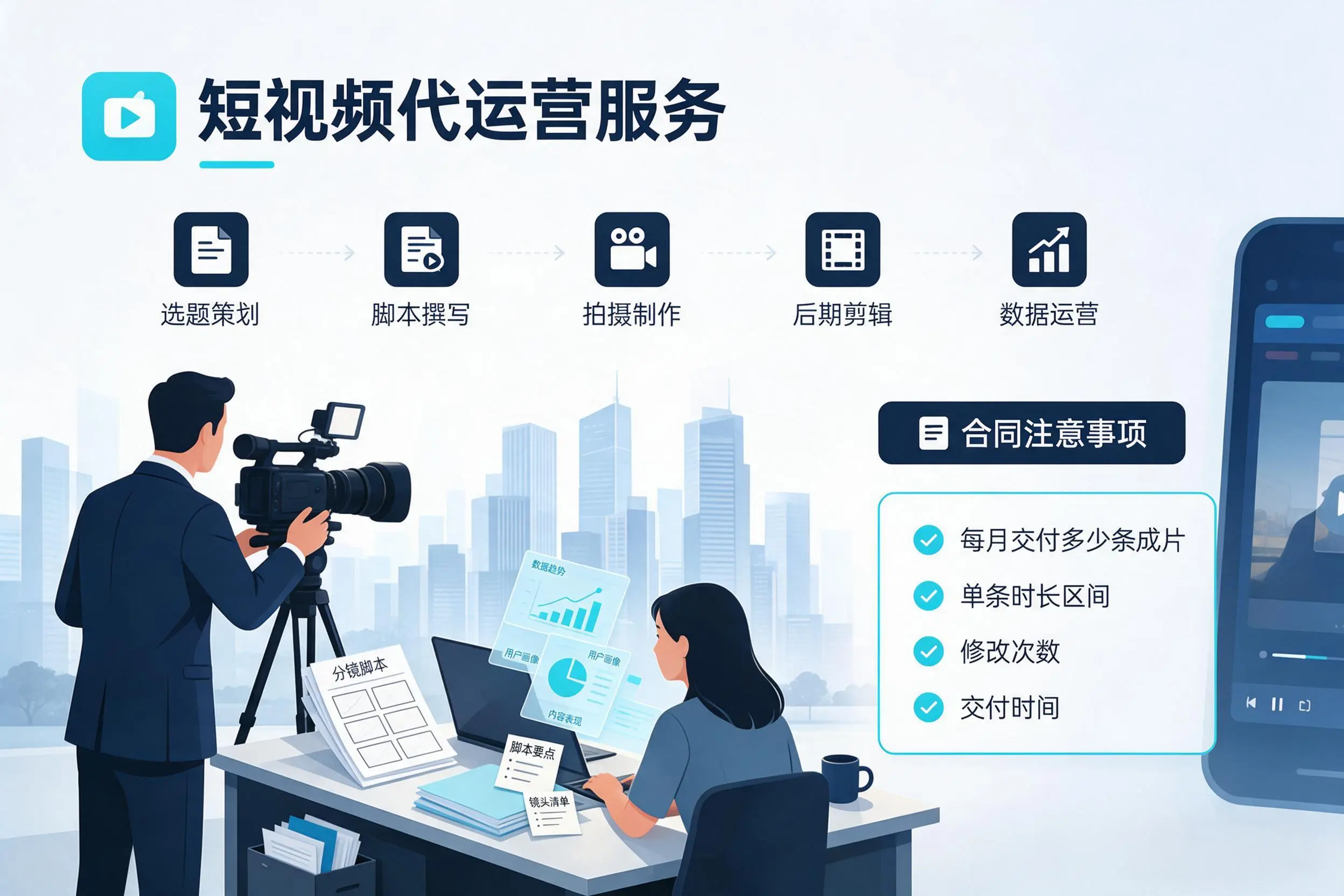 短视频代运营包含哪些服务？喀什企业常见问题科普